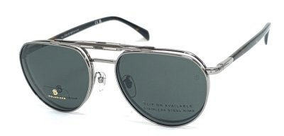 Оправа для очков DAVID BECKHAM DB 1238/C с солнцезащитным клипом  фотография-10