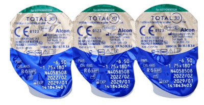 контактные линзы при астигматизме TOTAL30 FOR ASTIGMATISM 3 блистера  фотография-5