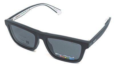 Оправа для очков Polaroid PLD D590/C с солнцезащитным клипом  фотография-3