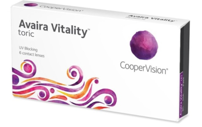 контактные линзы при астигматизме Avaira Vitality toric 6 блистера  фотография-1