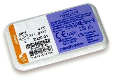 цветные контактные линзы FreshLook COLOR BLENDS 2 блистера  фотография-3