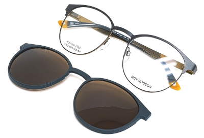 Оправа для очков Roy Robson 10103 с солнцезащитным клипом  фотография-8