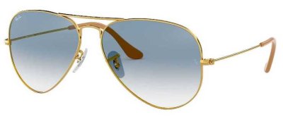 Очки солнцезащитные RAY BAN RB 3025 AVIATOR LARGE  фотография-4