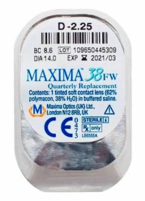 трехмесячные контактные линзы Maxima 38 FW  4 блистера  фотография-3