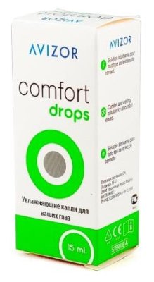 Увлажняющие капли Avizor Comfort Drops 15 мл  фотография-1