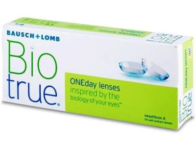 однодневные линзы BioTrue One Day 30 блистеров  фотография-1