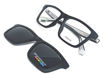 Оправа для очков Polaroid PLD D590/C с солнцезащитным клипом  фотография-1