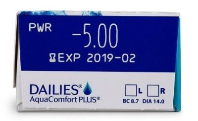 однодневные линзы Dailies Aqua Comfort Plus 30 блистеров  фотография-2