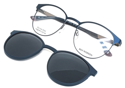 Оправа для очков Roy Robson 10103 с солнцезащитным клипом  фотография-1