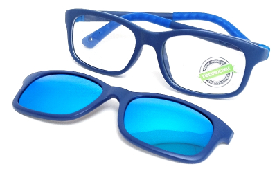 Оправа для очков NANOVISTA CLIP NAO521546HSC с солнцезащитным клипом  фотография-1