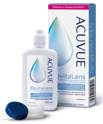 Раствор для линз Acuvue RevitaLens 100 мл  фотография-2