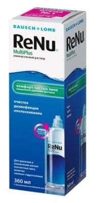 Раствор для линз ReNu MultiPlus 360 мл  фотография-1