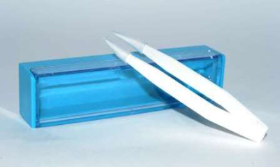 Пинцет для контактных линз в футляре (8см.)  фотография-1