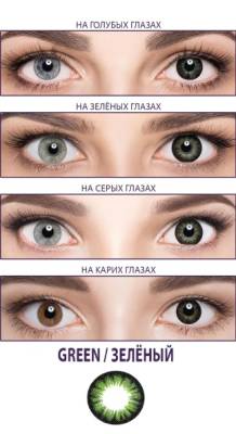 цветные контактные линзы Adria Glamorous 2 блистера  фотография-9