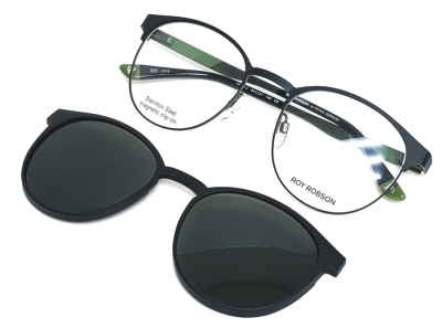 Оправа для очков Roy Robson 10103 с солнцезащитным клипом  фотография-15