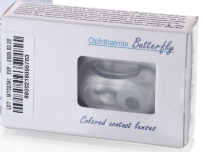 цветные контактные линзы ОФТАЛЬМИКС Butterfly CRAZY 2 блистера  фотография-2