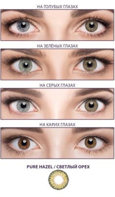 цветные контактные линзы Adria Color 3 Tone 2 блистера  фотография-10