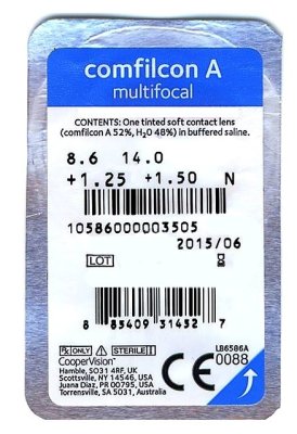 мультифокальные контактные линзы Biofinity multifocal 3 блистера  фотография-3