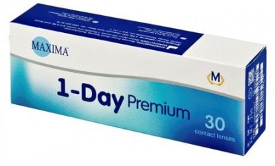 однодневные линзы 1-Day Maxima Premium 30 блистеров  фотография-1