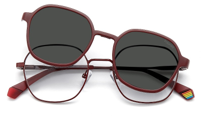 Оправа для очков Polaroid PLD 6184/CS с солнцезащитным клипом  фотография-4