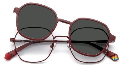 Оправа для очков Polaroid PLD 6184/CS с солнцезащитным клипом  фотография-4