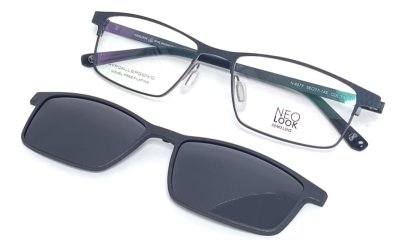 Оправа для очков NEOLOOK N-8077 с солнцезащитным клипом  фотография-19