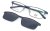 Оправа для очков NEOLOOK N-8077 с солнцезащитным клипом  фотография-19