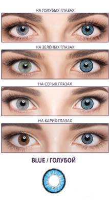цветные контактные линзы Adria Elegant 2 блистера  фотография-4