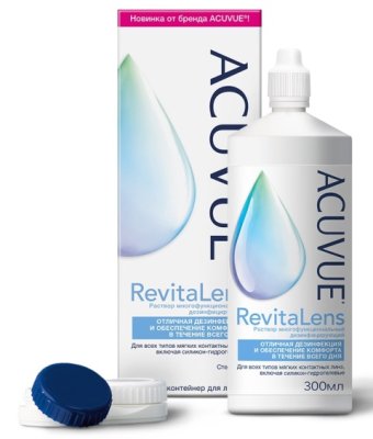 Раствор для линз Acuvue RevitaLens 300 мл  фотография-2