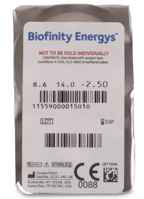 ежемесячные контактные линзы Biofinity Energys 3 блистера  фотография-3