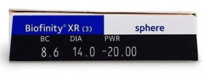 ежемесячные контактные линзы Biofinity XR 3 блистера  фотография-2