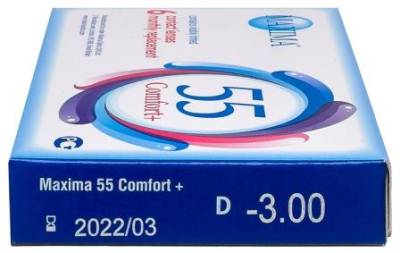 ежемесячные контактные линзы Maxima 55 Comfort+ 6 блистеров  фотография-2