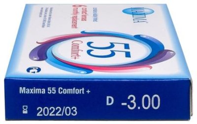 ежемесячные контактные линзы Maxima 55 Comfort+ 6 блистеров  фотография-2