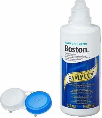 Раствор для ухода за ЖГКЛ Boston SIMPLUS 120 мл  фотография-2
