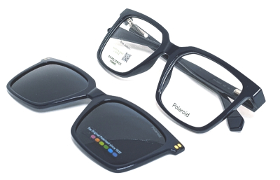 Оправа для очков Polaroid PLD D556/C с солнцезащитным клипом  фотография-1