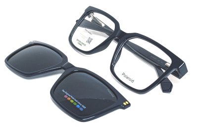 Оправа для очков Polaroid PLD D556/C с солнцезащитным клипом  фотография-1