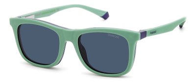 Оправа для очков Polaroid Kids PLD 8055/CS с солнцезащитным клипом  фотография-2