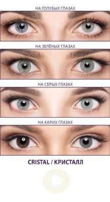 цветные контактные линзы Adria Effect 4 блистера  фотография-4